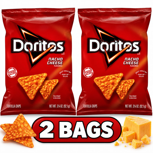 Doritos nacho cheese crisps - doritos,