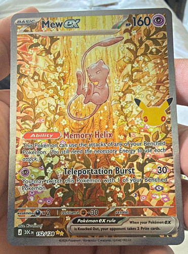 Mew sir pokemon 30th - ex,