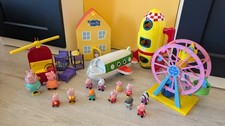 Peppa Pig Bundle - Spaceship, Airplane, Heli, House, Wheel, Accessories, figures
