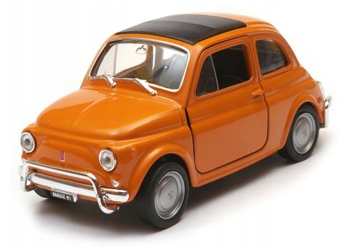 Welly nuova fiat 500 orange - fiat,