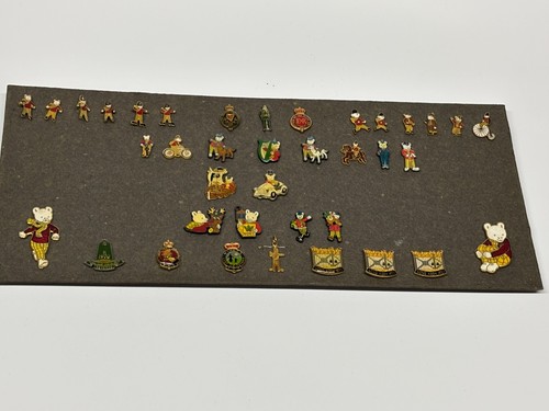 Various rupert the bear enamel - bear,