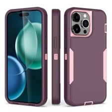 For iPhone 16 15 14 13 12 11 Pro Max XR XS 8 7 Plus Tough Case Heavy Duty Cover