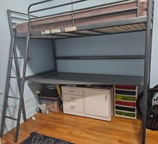 Loft Twin Bed Frame and Desk
