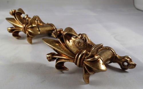Superb pair brass - pair, de