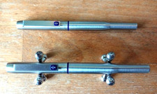 Parker 25 MKII Flighter F/P - Blue Section and Cap Trim - S/S Cap and Barrel