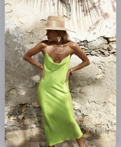 Rat boa lime green silk - rat,