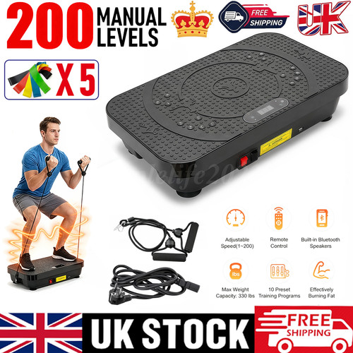 Power vibration plate exercise - plate,