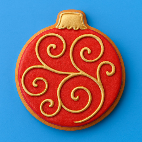 Christmas bauble cookie cutter - christmas,