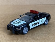 Siku Dodge Charger Police, 1:60 Scale, Die Cast, No 1404, Rare, Loose, Black.