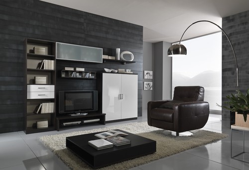 Black marble arco inspired - black,