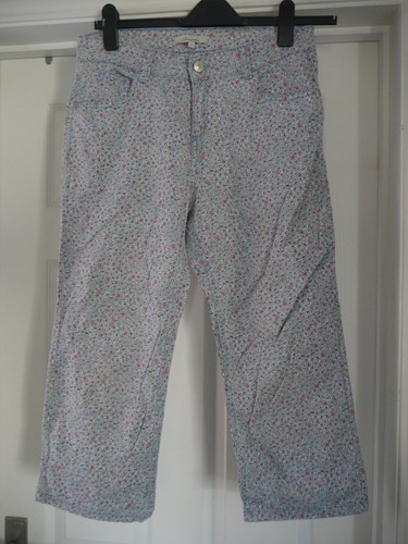 Floral jeggings blue size - floral, 12