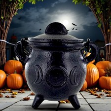 Cast Iron Triple Moon Cauldron
