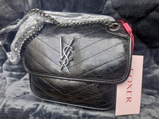 FOXER Women's Black Leather