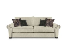 Furniture Village St James Park Pebble Chenille 3 Seater Sofa RRP £3295