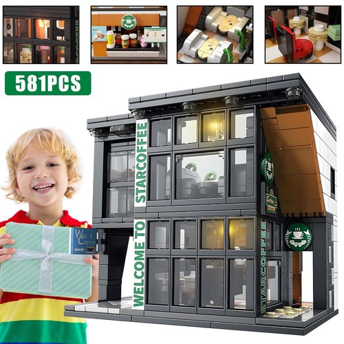 Coffee shop building blocks - coffee,