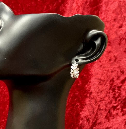 Giani bernini leaf shaped - cz,