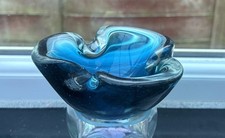 STUNNING VINTAGE BLUE MURANO