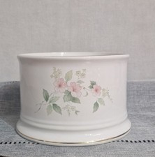 Vintage Collectable Ceramadad Leek Staffordshire Pottery Floral  Plant Holder