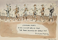 Original ww1 painting - ww1,