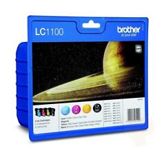 Genuine Brother LC1100 Black/Cyan/Magenta/Yellow Ink Cartridge Multipack