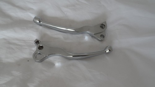 Chrome skull levers - skull,
