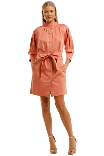 Oroton placket detail dress - oroton,