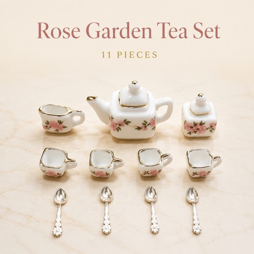 Piece rose garden miniature - 11-piece,