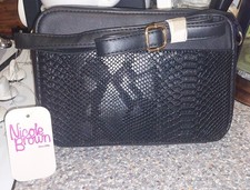 Nicole Brown Black Crossbody