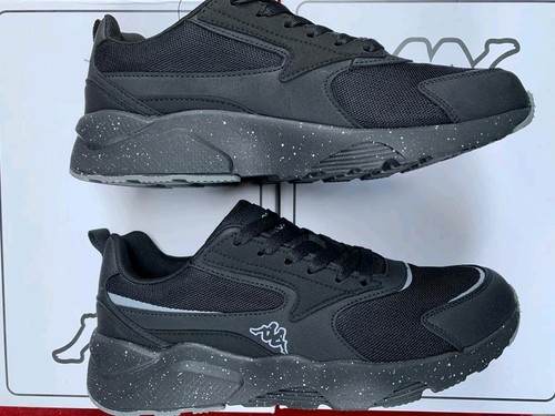 Kappa men black low top - kappa, lace