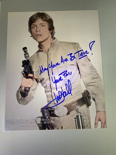 Star wars mark hamill - wars, signed