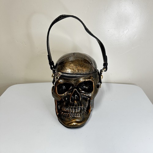 Skull purse handbag - handbag, bag