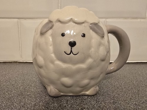 Ceramic sheep mug - ceramic,