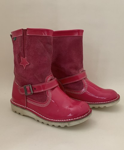 Kickers bubble gum pink patent - bubble,