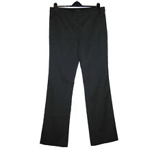 NEXT Trousers Bootcut Mid Rise, Black Grey, UK 12 (Tall)
