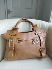 ORCIANI Italian Designer Brown Leather Womens Handbag
