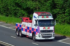 Truck Photo 12x8 - Volvo FH - ASK Recovery - PN09 JUC