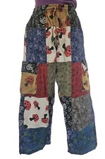 S-5XL Patchwork Casual Cotton