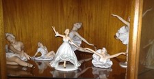 WALLENDORF (GERMANY) 6 COLLECTABLE BALLET FIGURINES