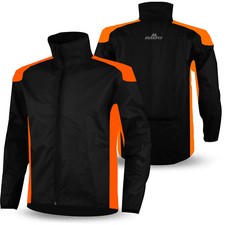 Hi Viz Cycling Rain Jacket Waterproof Windproof Cycle Jacket Rain Coat Unisex