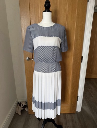 Gina bacconi navy white - bacconi,