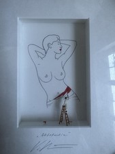 Object Art In boxes “AKTSTUDIE” (Nude Study) 3D image by VOLKER KÜHN Perfect!