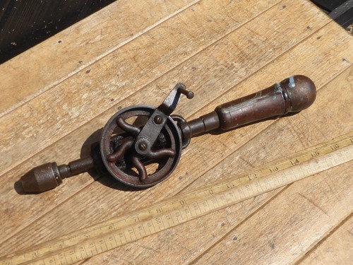 Vintage manual hand drill - vintage,