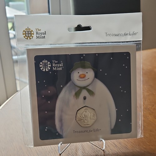 Snowman 50p presentation - on,