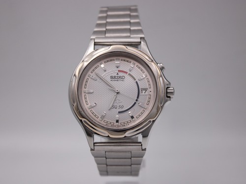 Seiko kinetic 5m42 0c40 - seiko, sq