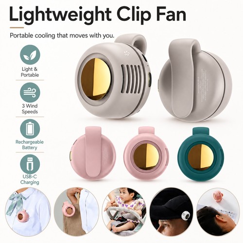 Portable mini fan clip - portable,