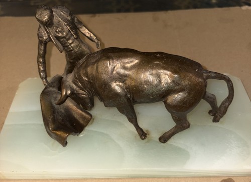 Vintage bronze art sculpture - vintage,