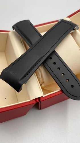 20mm omega rubber watch strap - watch,
