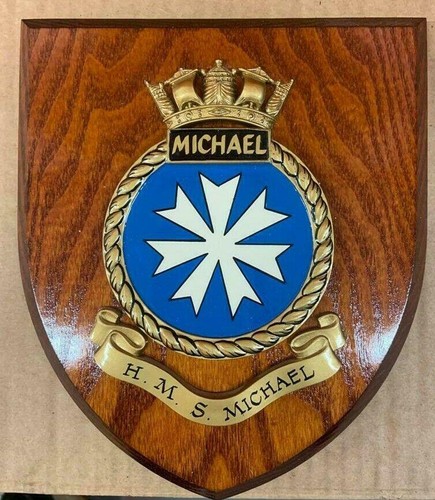 Vintage hms michael painted - vintage,