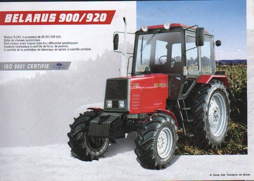 Belarus 900 and 920 - , tractor