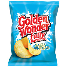 Golden Wonder Crisps Salt & Vinegar Flavour 32x32.5g